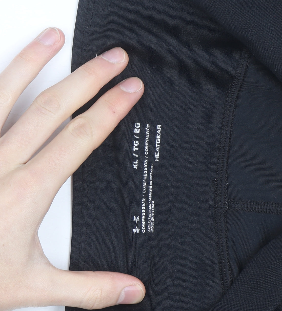Under Armour Womens Black XL Capri Compression Leggings