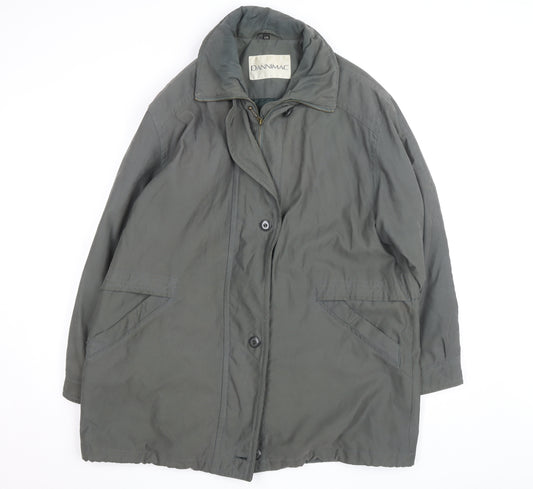 Dannimac Men's Grey 2XL Water Resistant Rain Coat Jacket