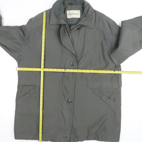 Dannimac Men's Grey 2XL Water Resistant Rain Coat Jacket