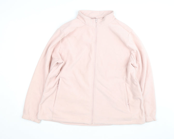 Outdoor Ventures Women’s Pink 3XL Fleece Full Zip Jacket