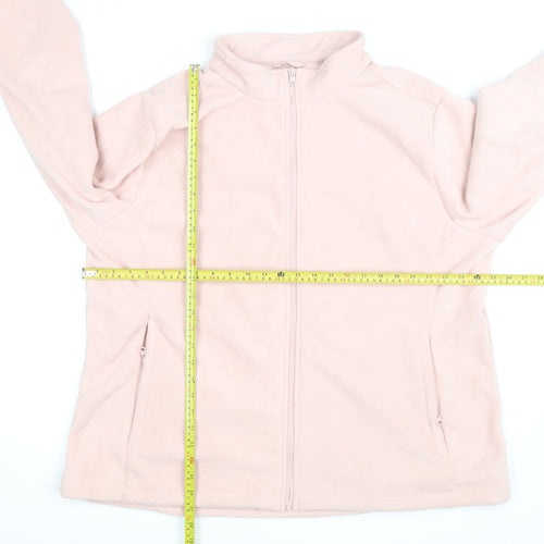 Outdoor Ventures Women’s Pink 3XL Fleece Full Zip Jacket