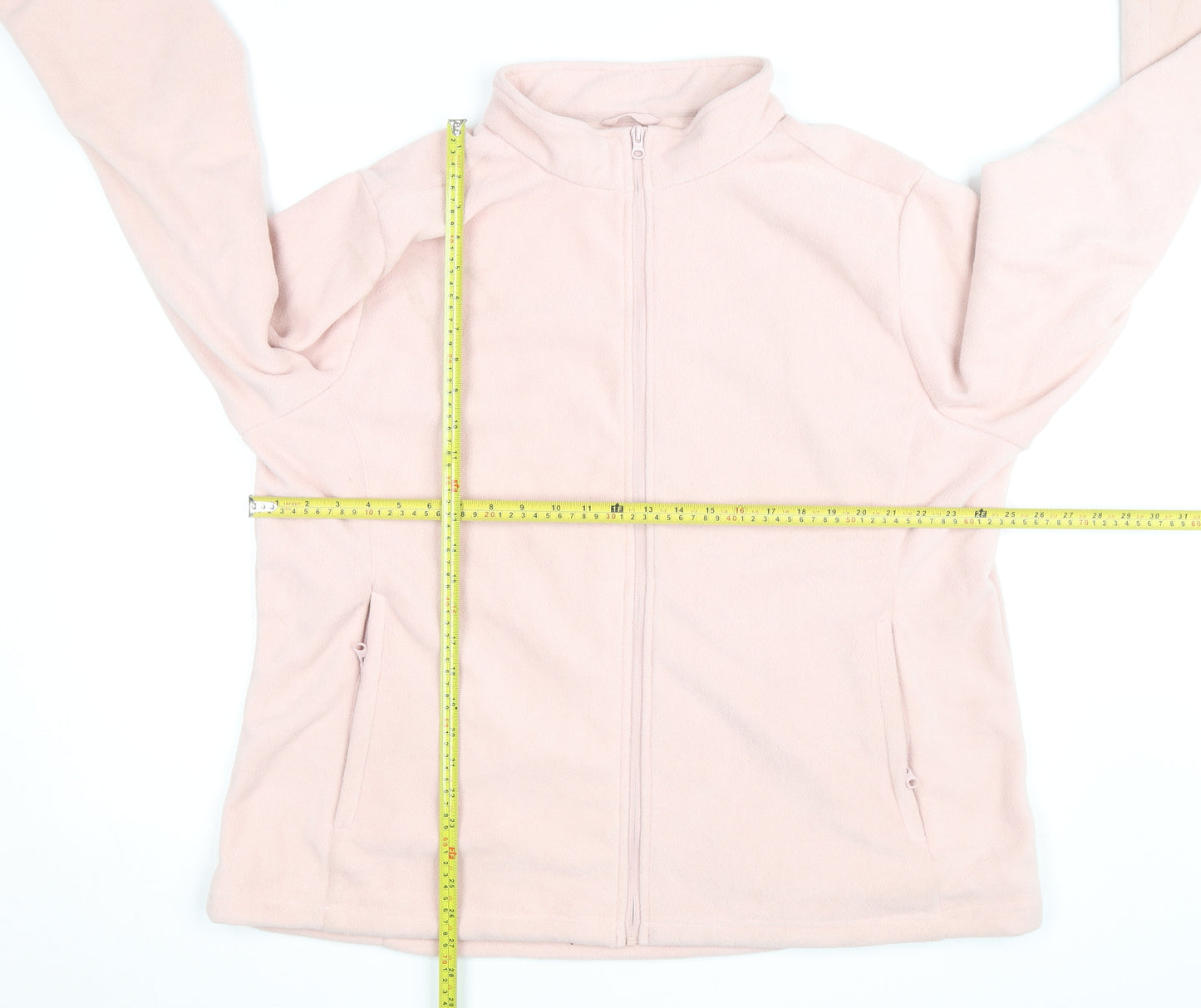 Outdoor Ventures Women’s Pink 3XL Fleece Full Zip Jacket