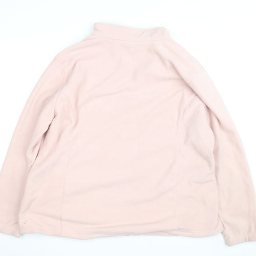 Outdoor Ventures Women’s Pink 3XL Fleece Full Zip Jacket