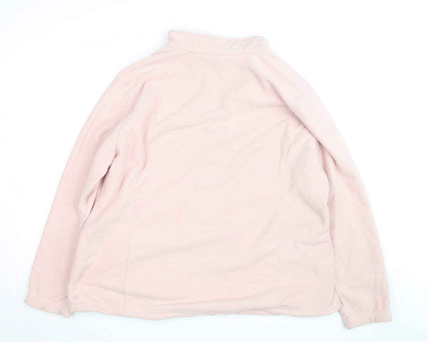 Outdoor Ventures Women’s Pink 3XL Fleece Full Zip Jacket