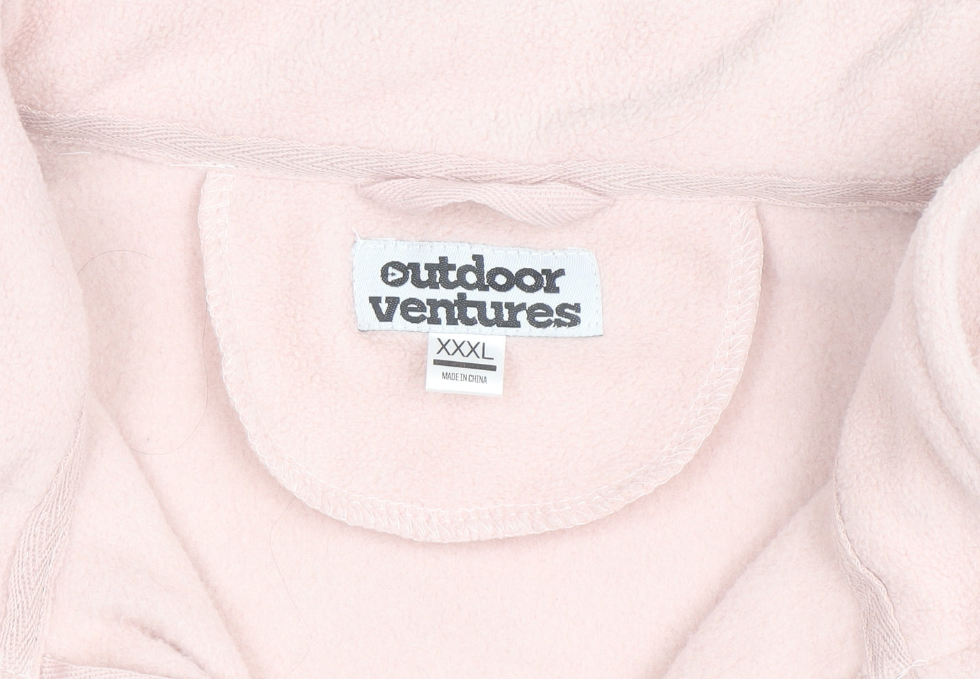 Outdoor Ventures Women’s Pink 3XL Fleece Full Zip Jacket