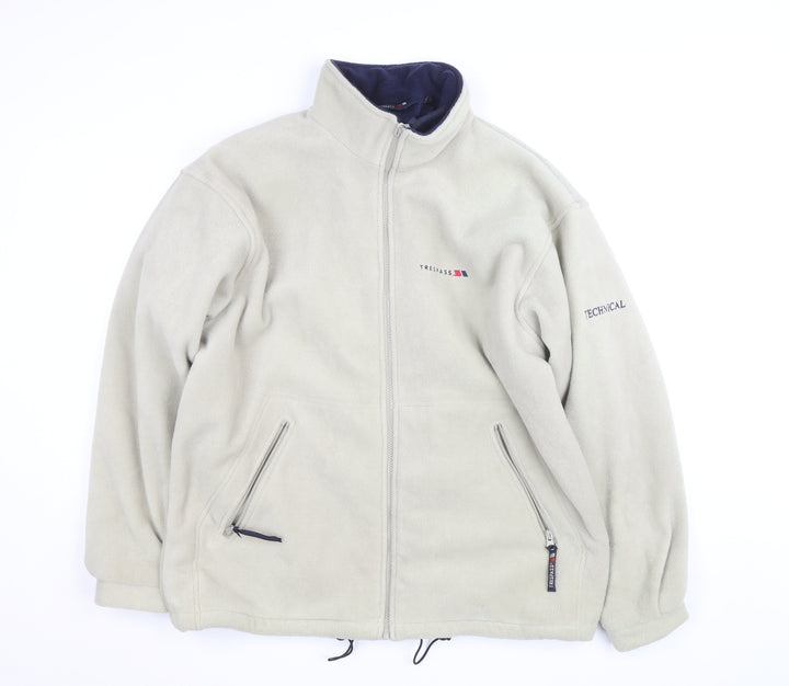 Trespass Men's Beige Fleece Technical Full Zip Jacket Size L