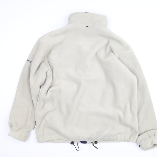 Trespass Men's Beige Fleece Technical Full Zip Jacket Size L
