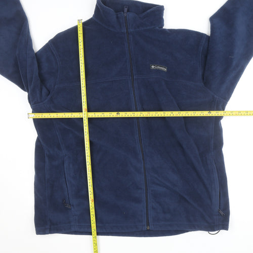 Columbia Men's Blue 2XL Fleece Full Zip Basic Jacket