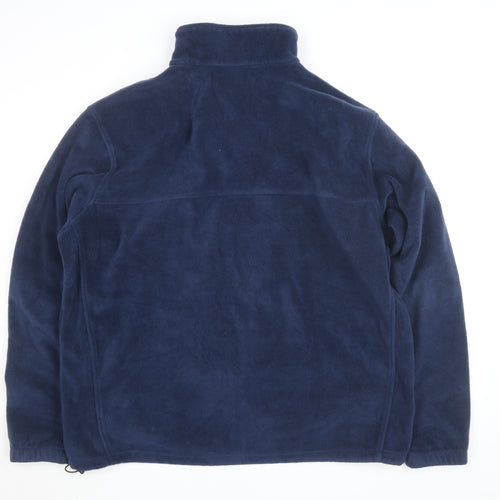 Columbia Men's Blue 2XL Fleece Full Zip Basic Jacket