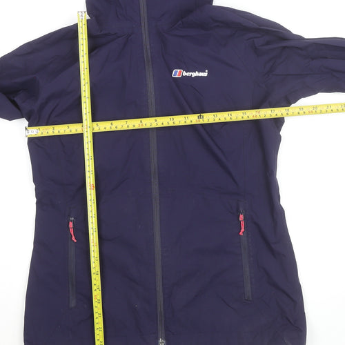 Berghaus Women Purple Waterproof Hooded Outdoor Jacket UK 10