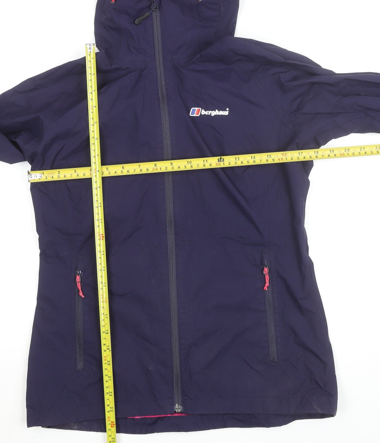 Berghaus Women Purple Waterproof Hooded Outdoor Jacket UK 10