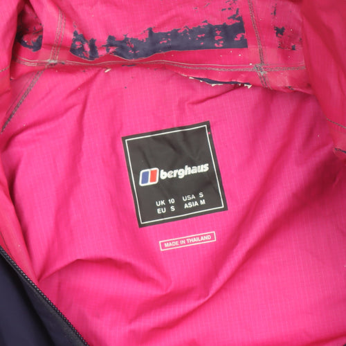 Berghaus Women Purple Waterproof Hooded Outdoor Jacket UK 10