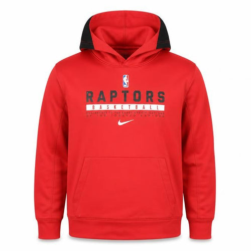Nike NBA Raptors Boys Red Dri-FIT Pullover Hoodie Size M 137-147cm