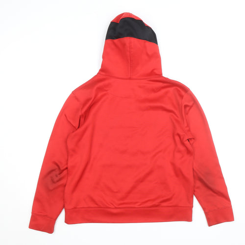 Nike NBA Raptors Boys Red Dri-FIT Pullover Hoodie Size M 137-147cm