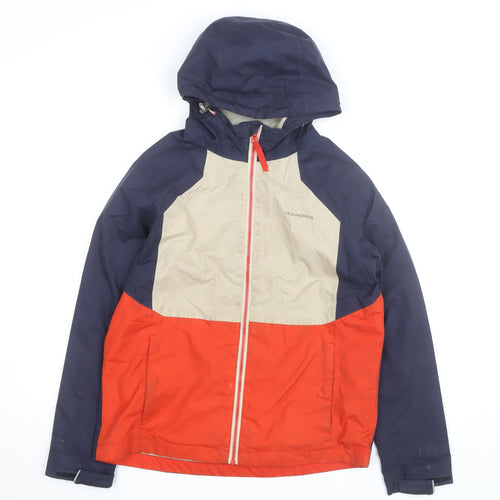 Craghoppers Teens Multicoloured Waterproof Hooded Rain Jacket Size 164