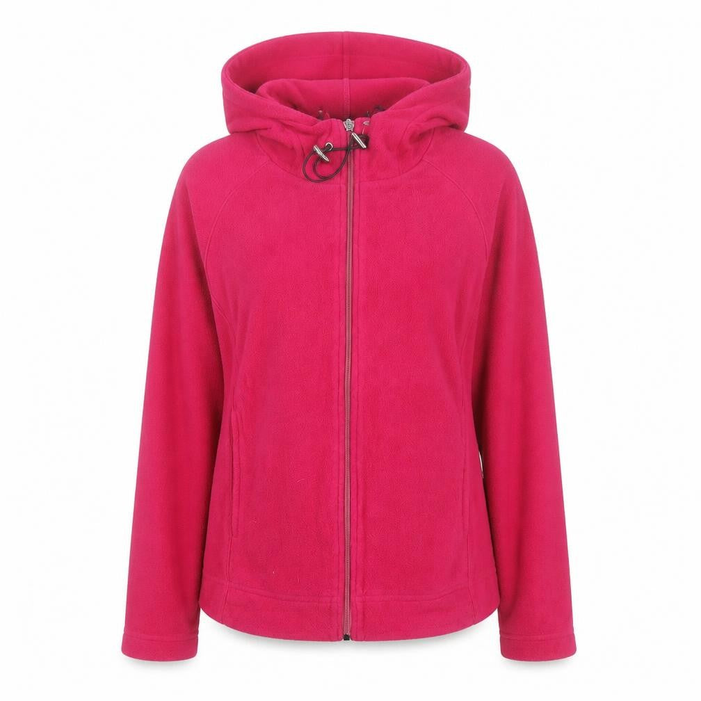 F.lli Campagnolo Women's Pink Hooded Fleece Jacket Size 16