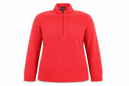 Odlo Red Fleece 1/2 Zip Activewear Jacket Womens 12 Teen