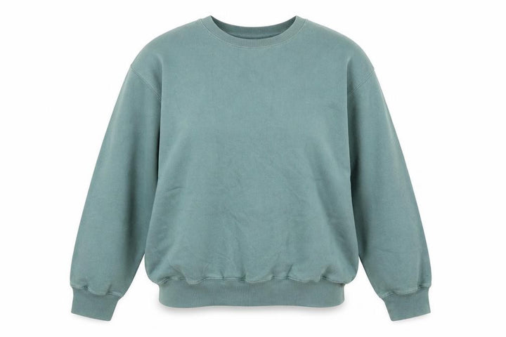 Hollister Womens Green Pullover Sweatshirt Medium Crew Neck Casual