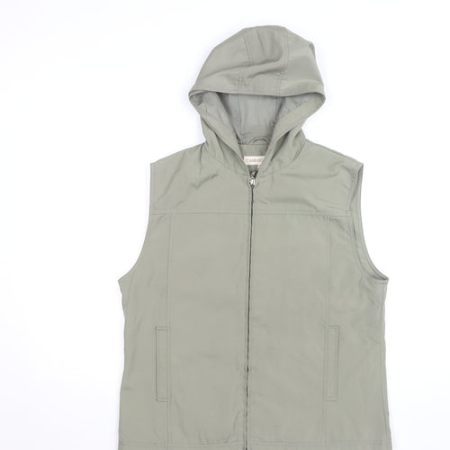 Carraig Donn Women’s Green Hooded Full Zip Waistcoat Size M
