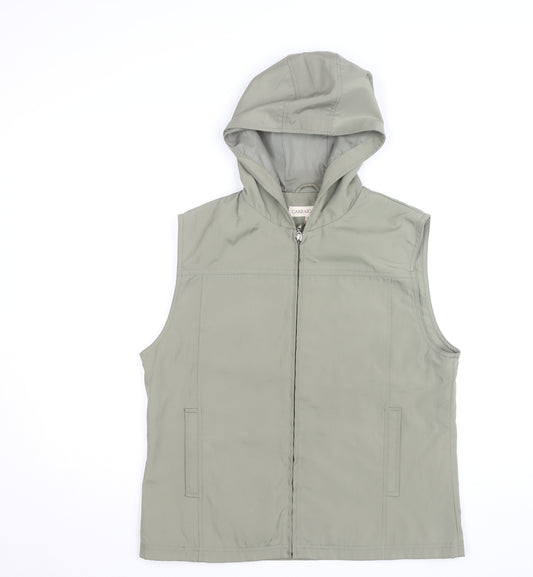 Carraig Donn Women’s Green Hooded Full Zip Waistcoat Size M