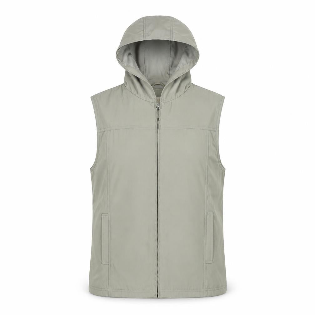 Carraig Donn Women’s Green Hooded Full Zip Waistcoat Size M