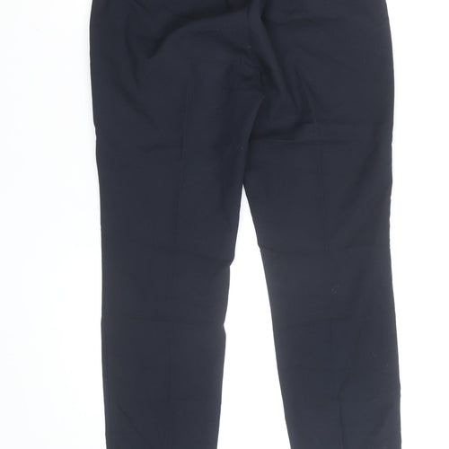 ZARA Women's Black Slim Fit Stretch Trousers Size 14