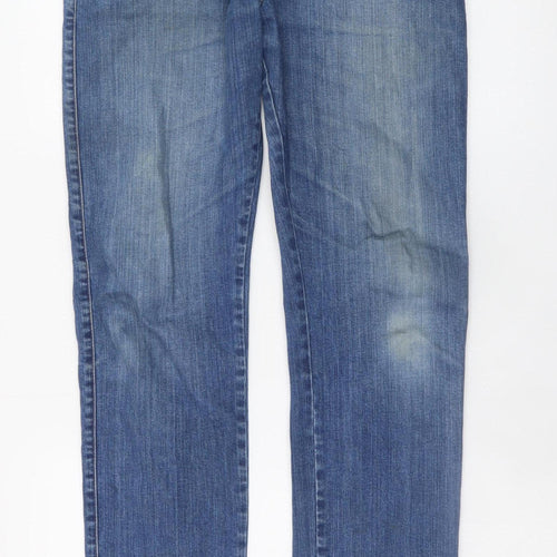Benetti Men's Blue Light Wash Straight Fit Stretch Denim Jeans 34R