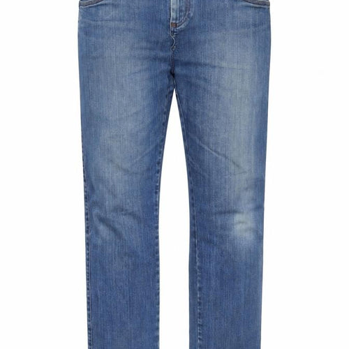 Benetti Men's Blue Light Wash Straight Fit Stretch Denim Jeans 34R