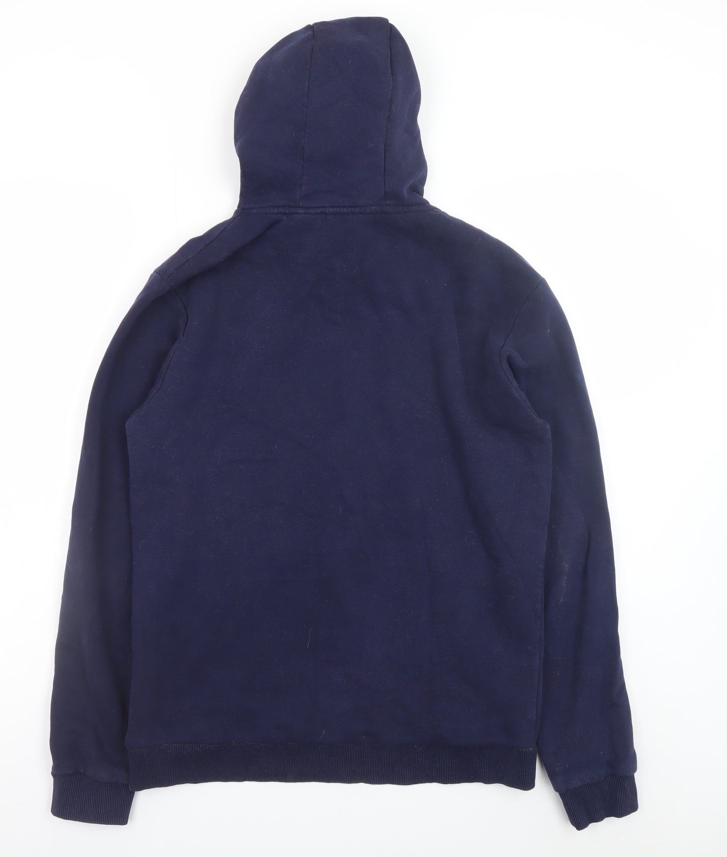 MP Mens Blue Pullover Hoodie Size S Regular Fit Fleece Sweatshirt