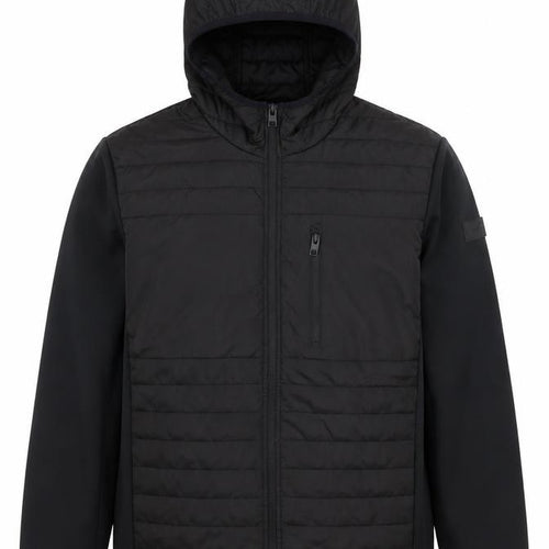 Jack & Jones Men's Black M Hooded Puffer Jacket