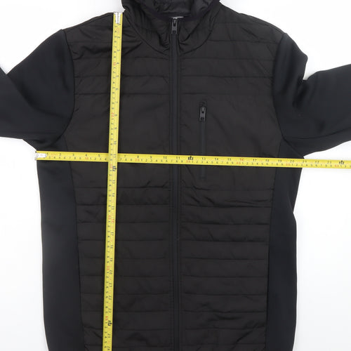 Jack & Jones Men's Black M Hooded Puffer Jacket