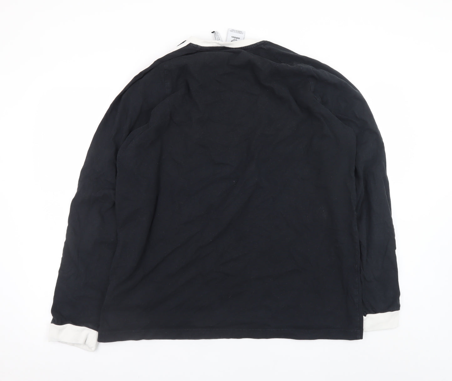 Adidas Men's Black Long Sleeve Sports T-Shirt XL
