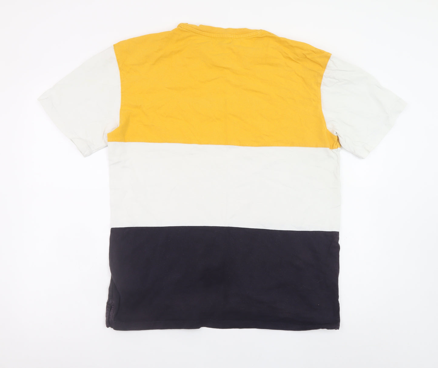 Topman Men's Multicoloured 'Ninetytwo' Crew Neck Cotton T-Shirt Size M