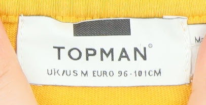 Topman Men's Multicoloured 'Ninetytwo' Crew Neck Cotton T-Shirt Size M