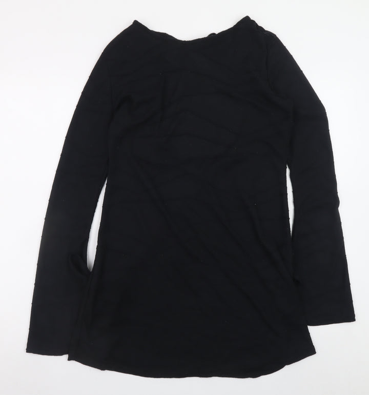 PrettyLittleThing Women’s Black Size 12 Long Sleeve Bodycon Dress