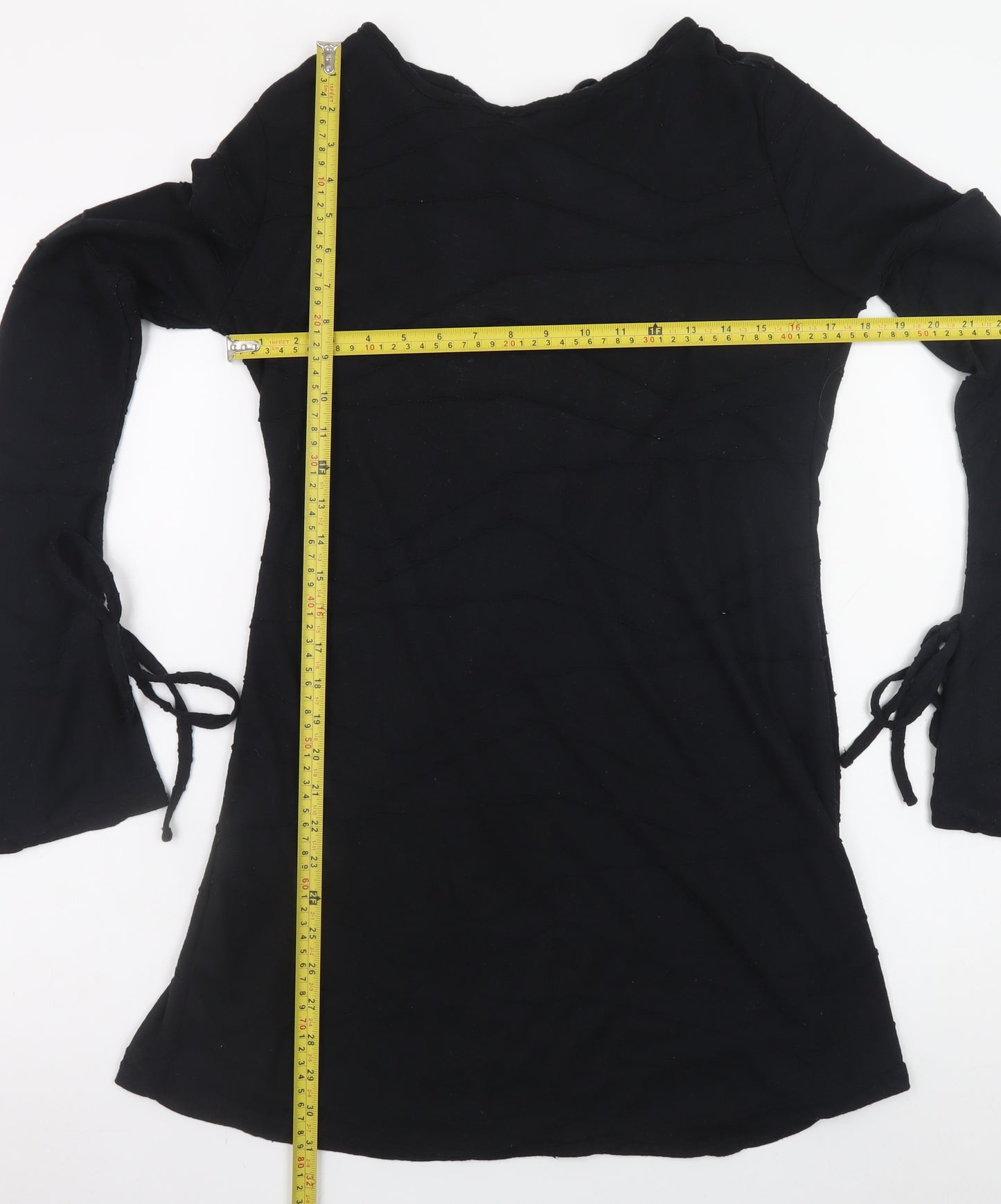 PrettyLittleThing Women’s Black Size 12 Long Sleeve Bodycon Dress
