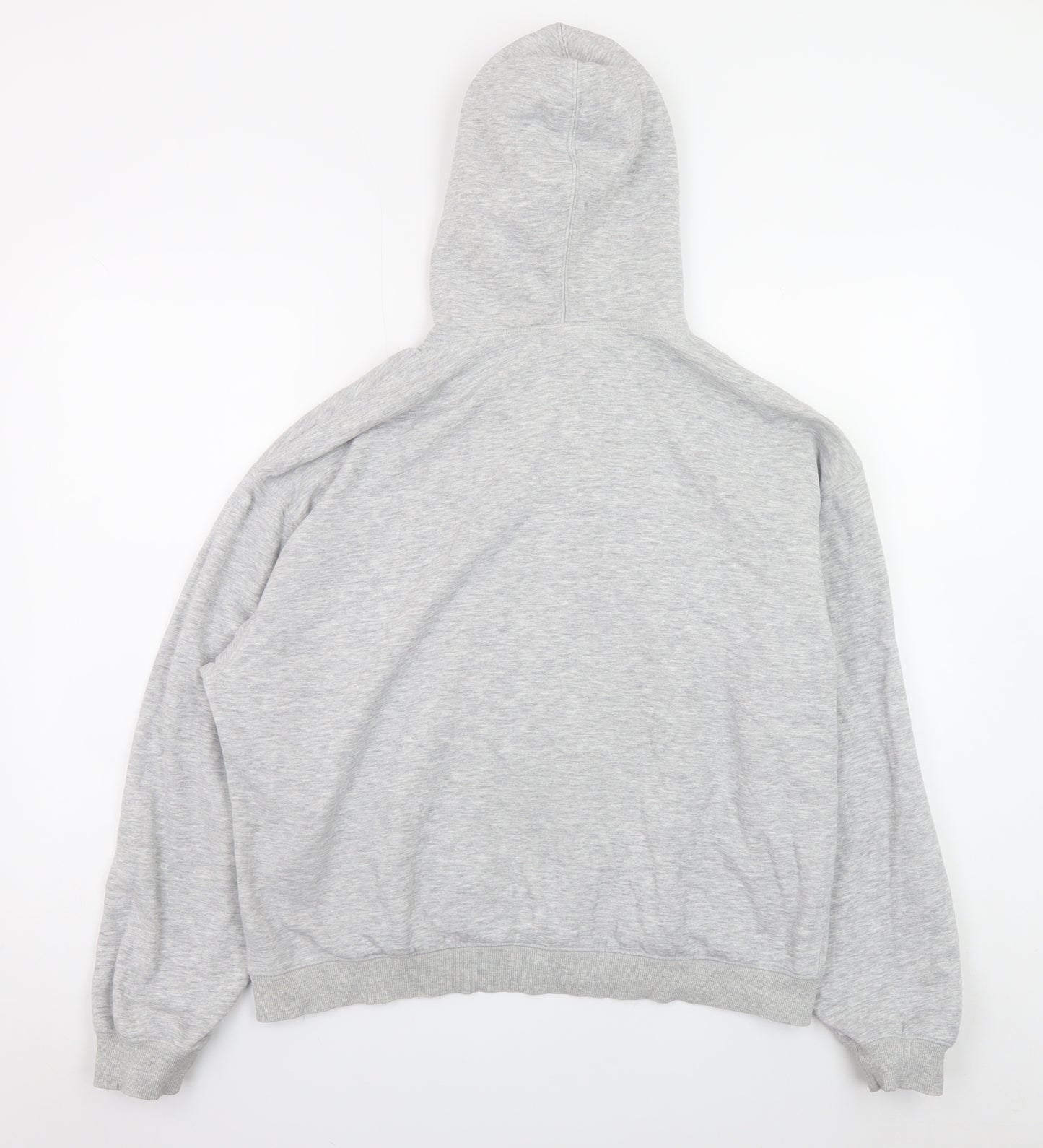 Weekday Mens Grey Pullover Hoodie Size S Regular Fit Long Sleeve