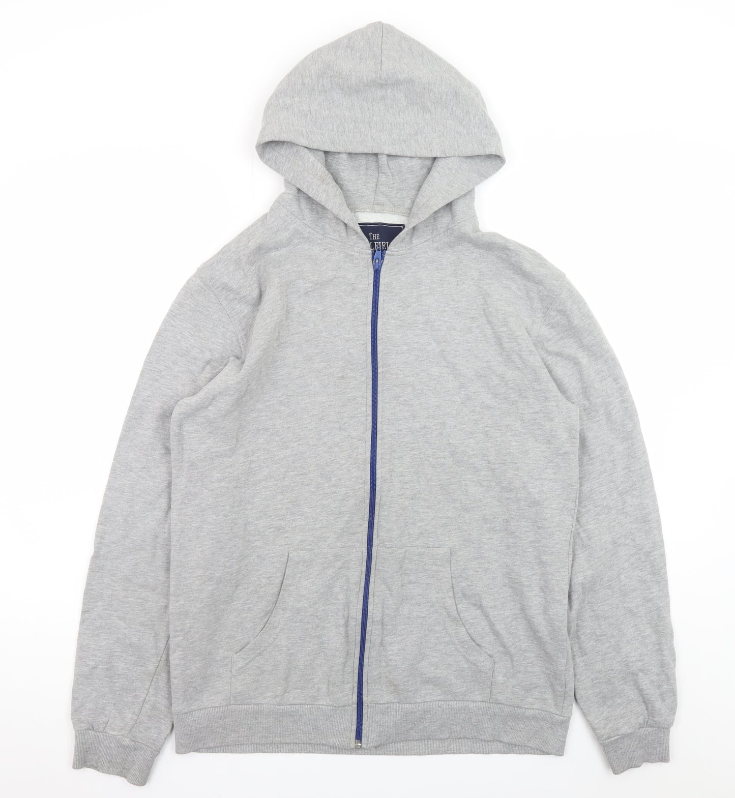 The Spitalfields Shirt Co. Men's Grey Full Zip Hoodie Size M