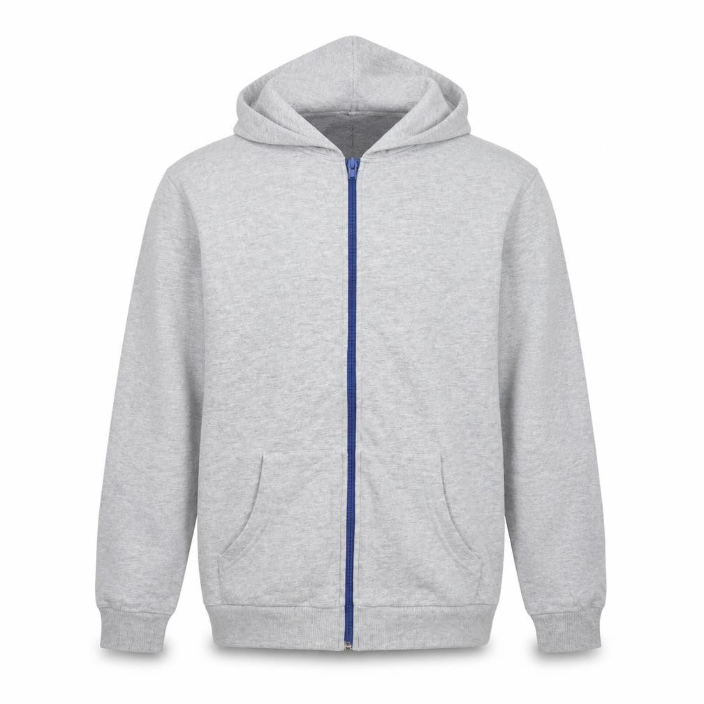 The Spitalfields Shirt Co. Men's Grey Full Zip Hoodie Size M