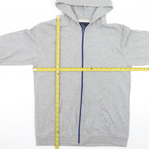 The Spitalfields Shirt Co. Men's Grey Full Zip Hoodie Size M