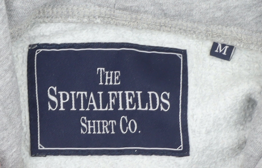 The Spitalfields Shirt Co. Men's Grey Full Zip Hoodie Size M