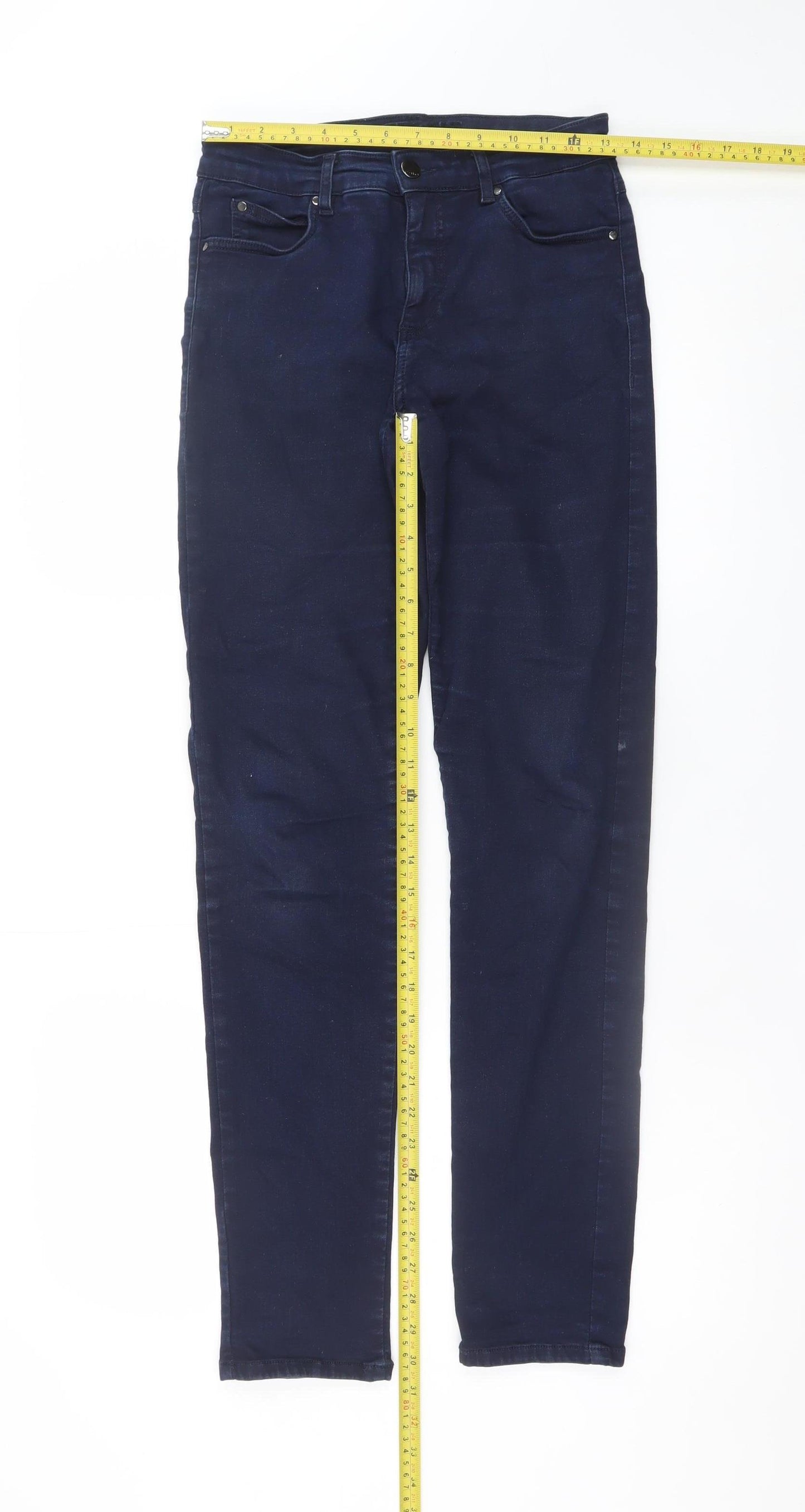 C.RO Magic Fit Women's Blue Skinny Jeans Size 12
