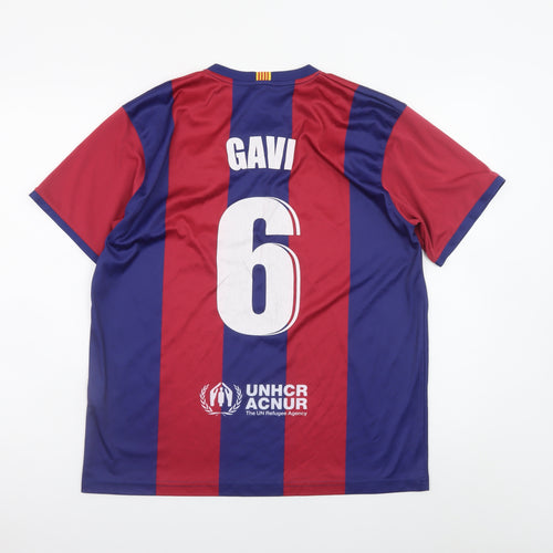 FC Barcelona Men's Multicoloured L Sports Football T-Shirt