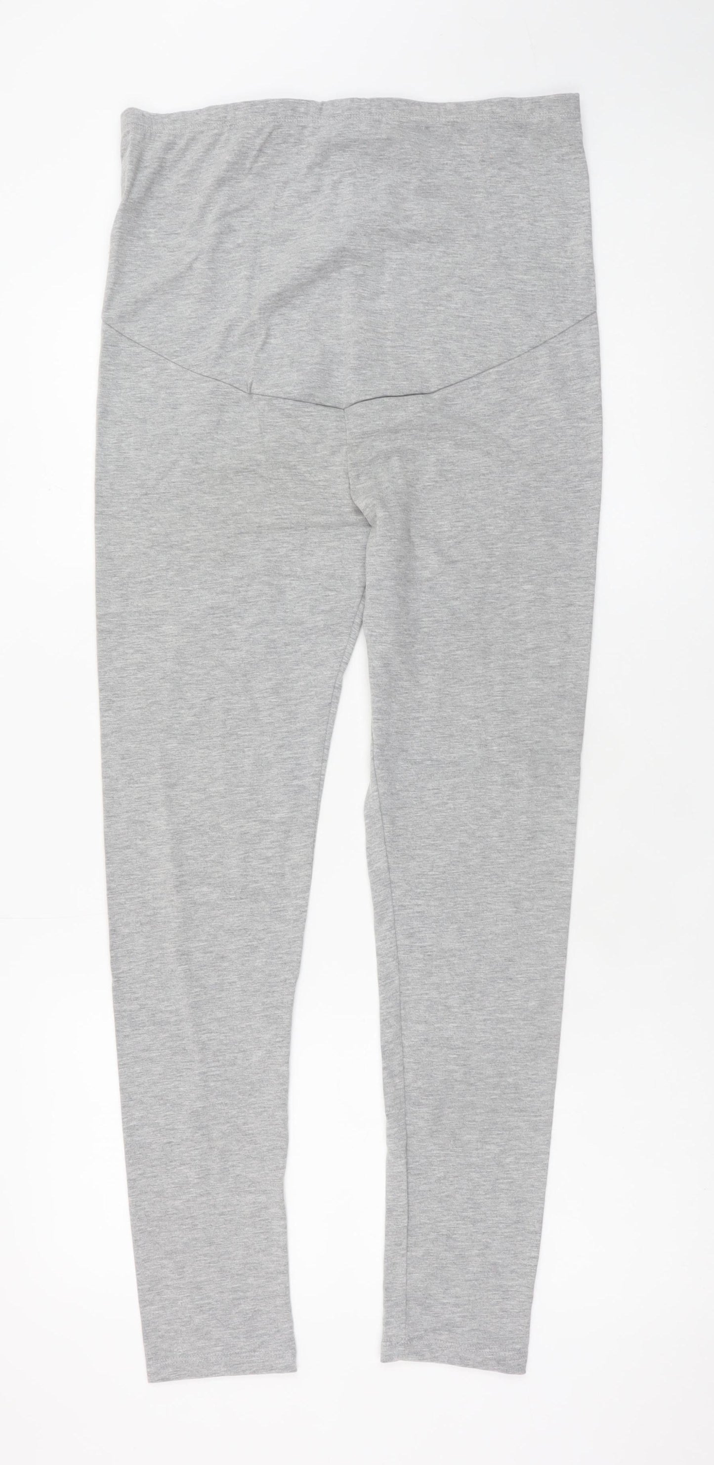 Primark Women’s Grey Maternity High Rise Stretch Leggings Size 12