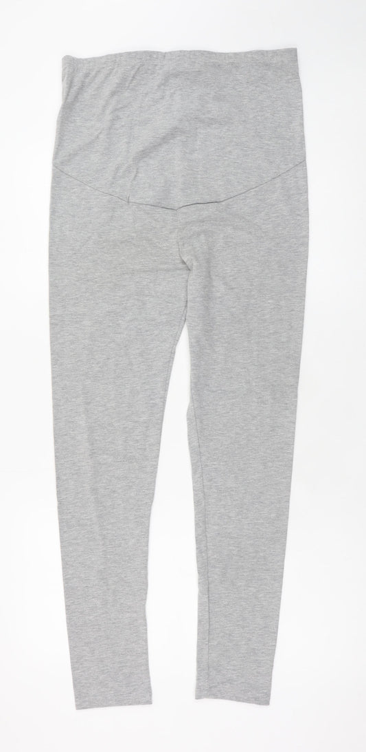 Primark Women’s Grey Maternity High Rise Stretch Leggings Size 12