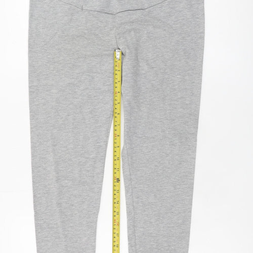 Primark Women’s Grey Maternity High Rise Stretch Leggings Size 12