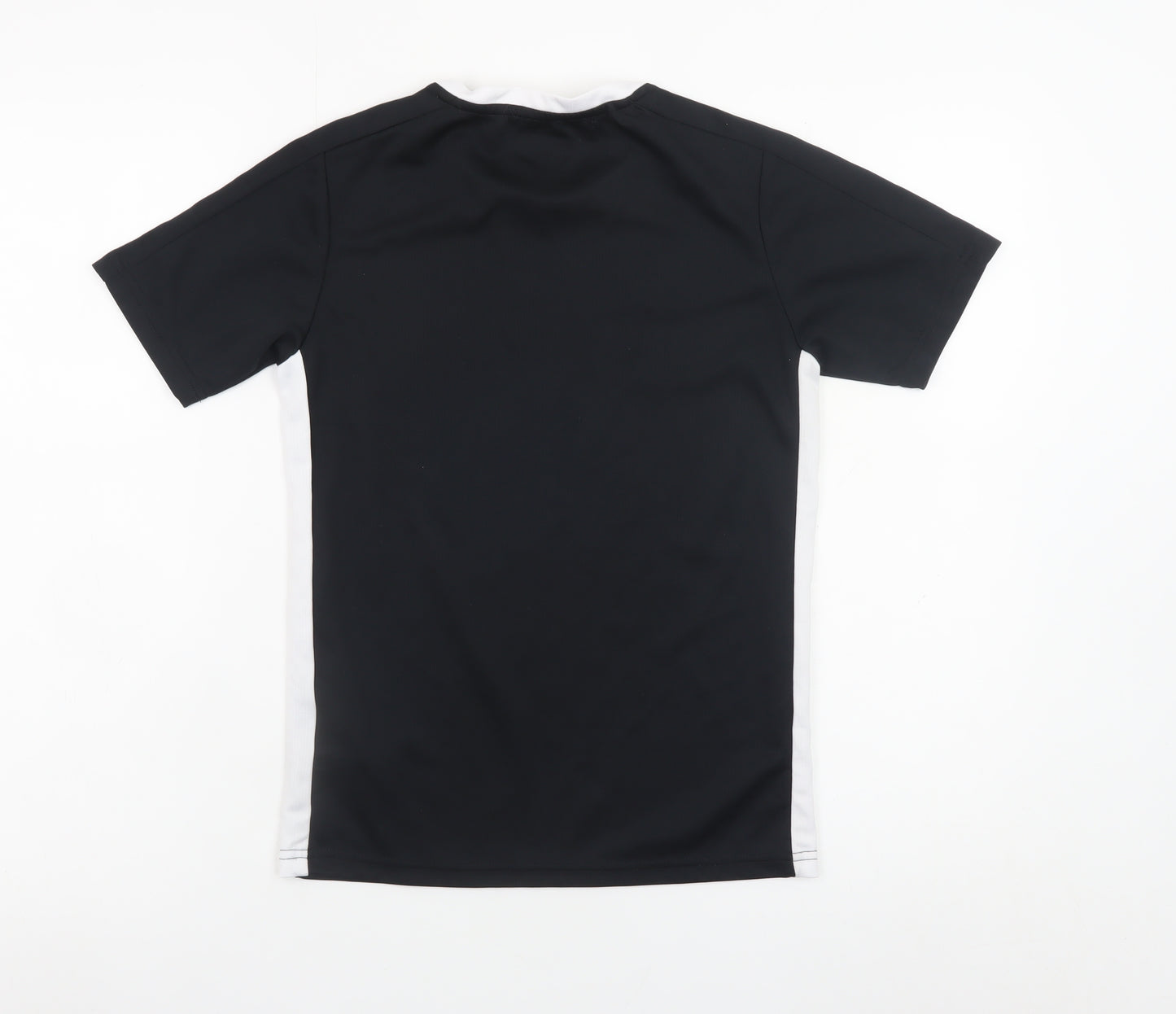 Sondico Boys Black Sports T-Shirt 11-12 Years Short Sleeve Activewear Top
