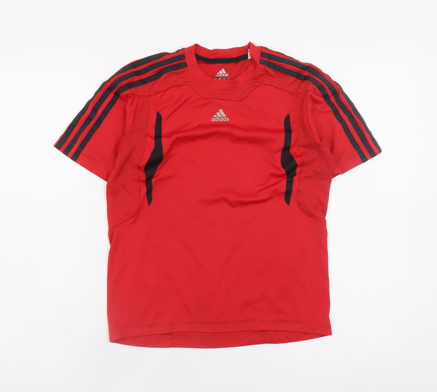 Adidas Boys Red Climalite Short Sleeve Sports T-Shirt 11-12 Years