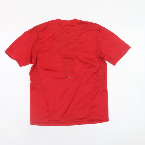 Adidas Boys Red Climalite Short Sleeve Sports T-Shirt 11-12 Years
