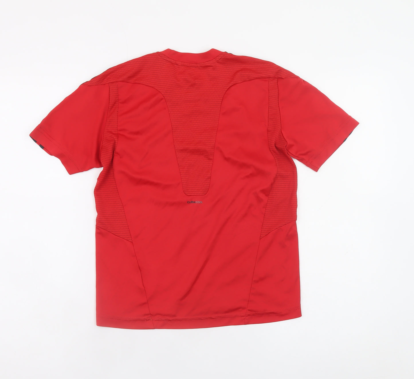 Adidas Boys Red Climalite Short Sleeve Sports T-Shirt 11-12 Years